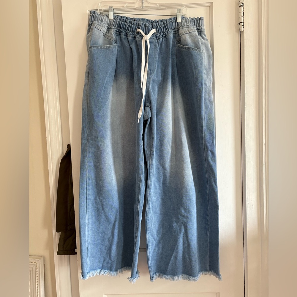 SHEIN Light Blue Relaxed Women's Denim Jeans